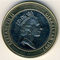 Гибралтар 2 фунта 1997 год
