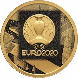Россия 50 рублей 2021 год - Чемпионат Европы по футболу 2020 года (UEFA EURO 2020)