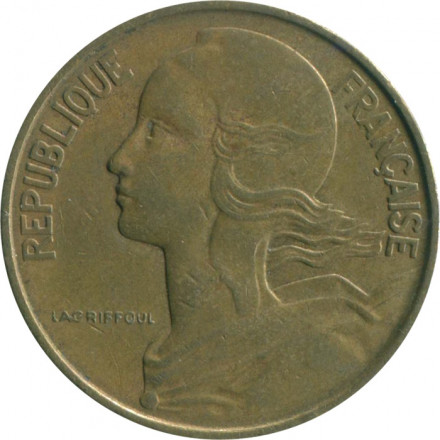 Франция 10 сантимов 1973 год - Марианна
