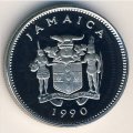 Ямайка 5 центов 1990 год