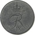 Дания 2 эре 1961 год - Король Фредерик IX