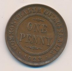 Австралия 1 пенни 1923 год
