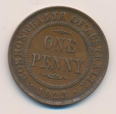 Австралия 1 пенни 1923 год