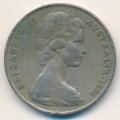Австралия 20 центов 1971 год