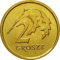 Польша 2 гроша 2015 год UNC