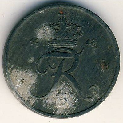Дания 1 эре 1948 год