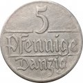 Данциг 5 пфеннигов 1923 год