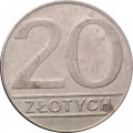 Польша 20 злотых 1990 год