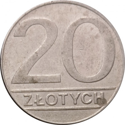Польша 20 злотых 1990 год