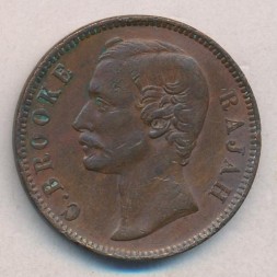 Саравак 1 цент 1884 год