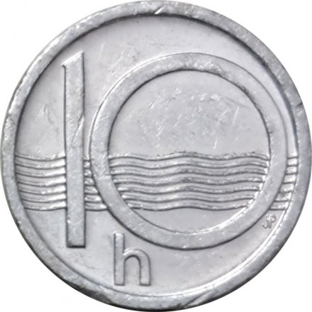 Чехия 10 геллеров 2000 год