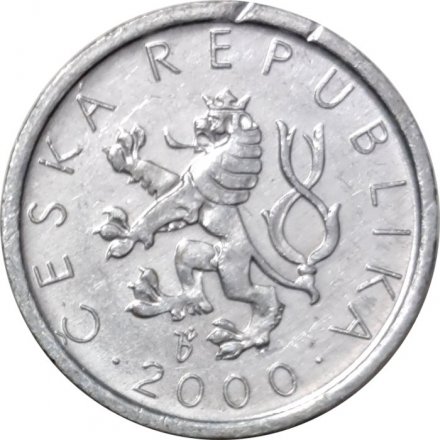 Чехия 10 геллеров 2000 год