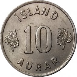Исландия 10 эйре 1961 год
