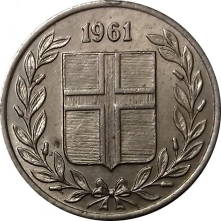 Исландия 10 эйре 1961 год