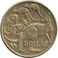Австралия 1 доллар 1994 год - Кенгуру (алюминий-бронза)