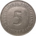 Германия 5 марок 1991 год (A)