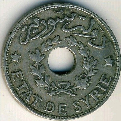 Сирия 1 пиастр 1929 год