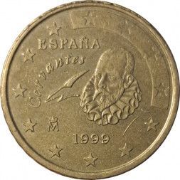 Испания 10 евроцентов 1999 год