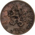 Чехословакия 50 геллеров 1947 год