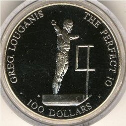 Маршалловы острова 100 долларов 1988 год