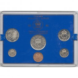 Годовой набор из 6 монет Швеция 1981 года в банковской упаковке