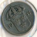 Швеция 10 эре 1917 год