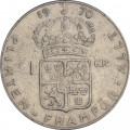 Швеция 1 крона 1970 год - Король Густав VI Адольф