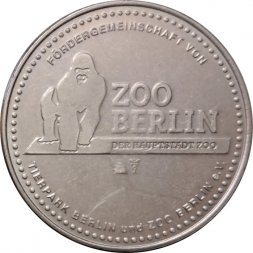 Жетон Германия (ФРГ) Zoo Berlin. Löwe. Берлинский зоопарк. Лев