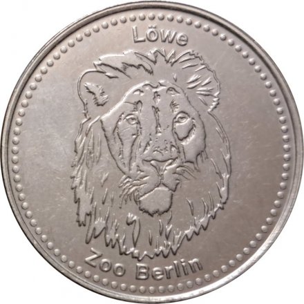 Жетон Германия (ФРГ) Zoo Berlin. Löwe. Берлинский зоопарк. Лев