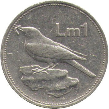 Мальта 1 лира 1992 год