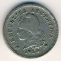 Аргентина 10 сентаво 1924 год
