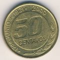 Аргентина 50 сентаво 2000 год - 180 лет со дня смерти Мартина Мигеля-де-Гуэмеса