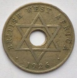 Британская Западная Африка 1 пенни 1926 год