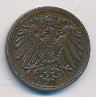 Германия 1 пфенниг 1912 год (A)