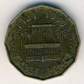 Фиджи 3 пенса 1950 год