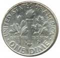 США 1 дайм (10 центов) 1963 год - Рузвельт (D)