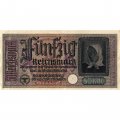 Германия 50 марок 1939-1945 годов выпуска - Немецкие оккупационные территории - VF
