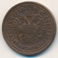 Австрия 1 крейцер 1851 год (A)