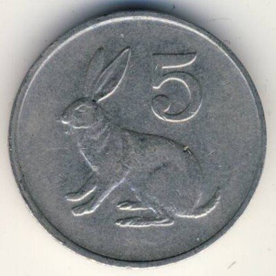 Зимбабве 5 центов 1991 год