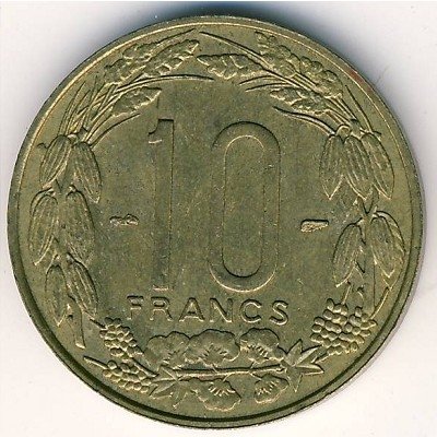 Камерун 10 франков 1958 год