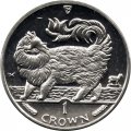 Остров Мэн 1 крона 1993 год - Мейн-кун (Медь-Никель)