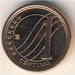 Венесуэла 1 сентимо 2007 год - Герб