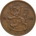 Финляндия 5 пенни 1939 год