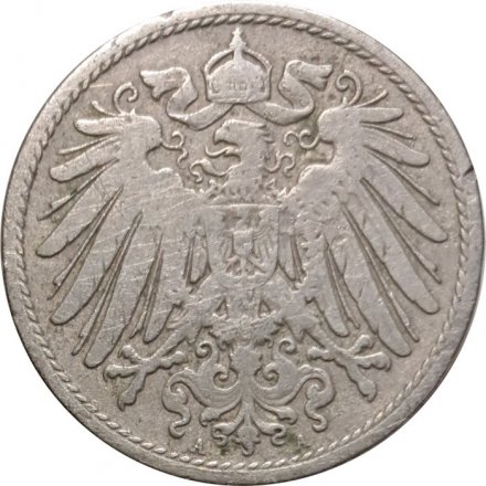 Германия 10 пфеннигов 1898 год (A)