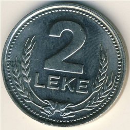 Албания 2 лека 1989 год