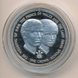 Остров Мэн 1 крона 1981 год