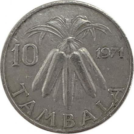 Малави 10 тамбал 1971 год