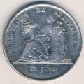 Гватемала 1 песо 1872 год
