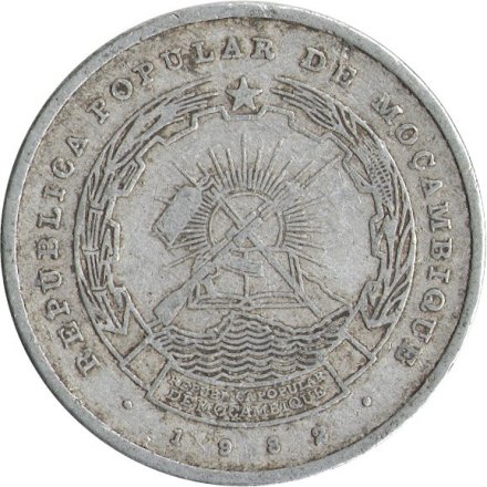 Мозамбик 5 метикал 1982 год