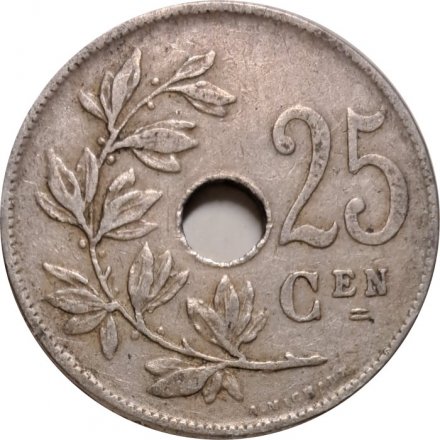 Бельгия 25 сантимов 1926 год BELGIE